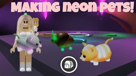 I Made Neons In Adopt Me Roblox Adopt Menotstrxberryyt Youtube