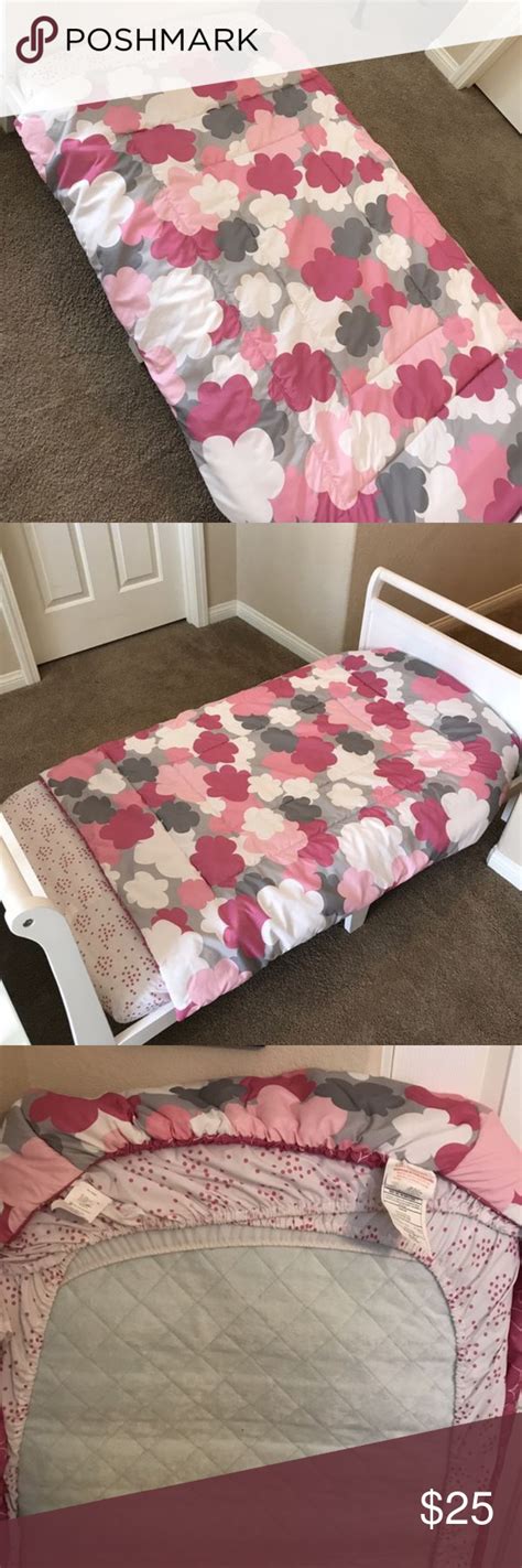 This robust mattress fits all standard sized cribs and toddler beds without sagging or sinking at the edges which means parents don't have to worry about calmly transitioning their kid from a crib to a toddler bed without any emotional disturbances. Girls Toddler/Crib FITTED Bedding & Mattress Cover in 2020 ...
