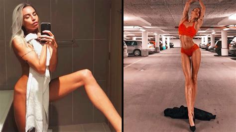 Sosyal Medyada Dünyanın En Uzun Bacaklı Kadını Olarak Nam Salan İsveçli