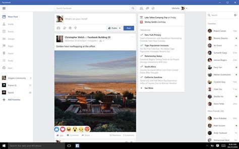 Facebook Beta For Windows 10 Pc And Tablets Updated To New Version