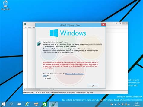 Windows 9 Technical Preview Build 9834 Leaked Screenshots Reveal New