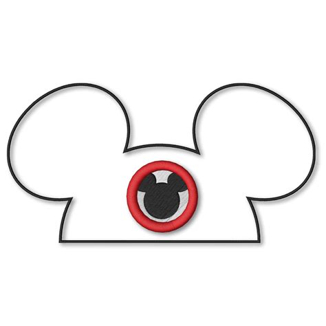 Mickey Mouse Ear Hat Richárd Bándi Svgembroiderydesign