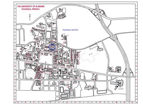 29 University Of Alabama Campus Map Online Map Around The World