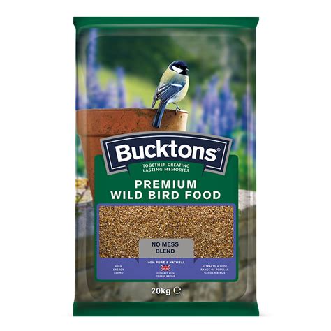 Premium Mess Free Wild Bird Food Bucktons Seed Mix Hawthorn