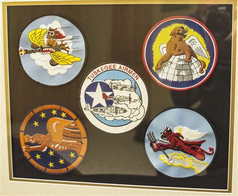 Squadron Patches Of The Tuskegee Airmen Caf Rise Above