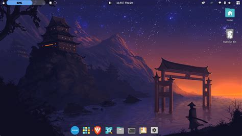 My Desktop As First Time Linux User Tried My Best As There Was Soo Many