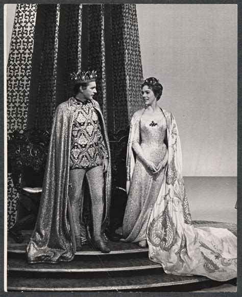 Richard Burton And Julie Andrews In The Stage Production Camelot Nypl