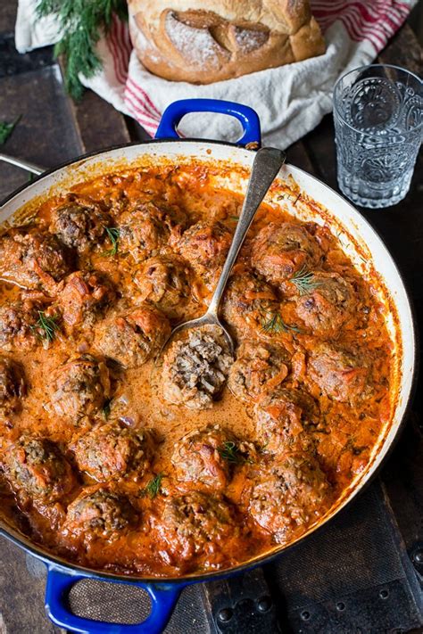 Next, once the pasta is cooked, drain your pasta and mix them well with the tomatoes and all together. These porcupine meatballs baked in rich sour cream and ...
