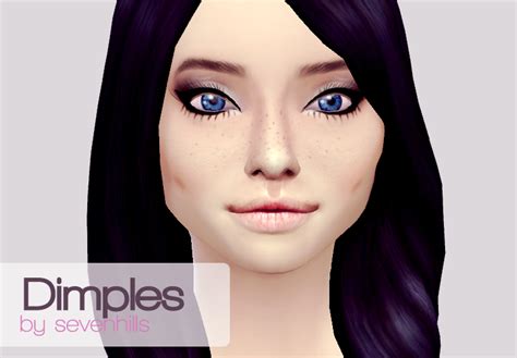 My Sims 4 Blog Dimples By Sevenhillssims Sims Sims 4
