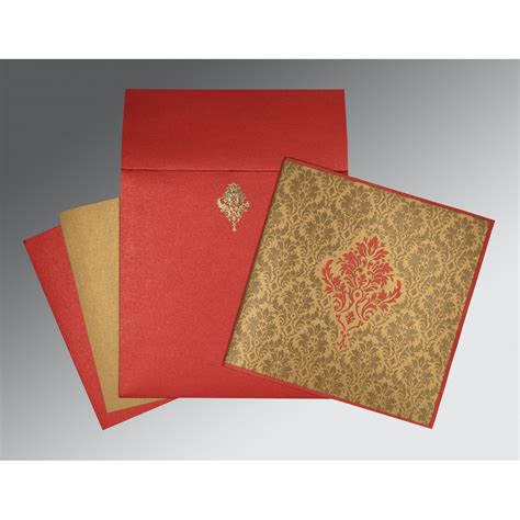 35 creative picture of red and gold wedding invitations