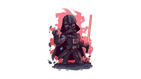 Darth Vader Minimal Art 4k Wallpaper 4k