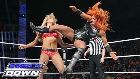 Becky Lynch Vs Charlotte Divas Championtitel Match SmackDown 7