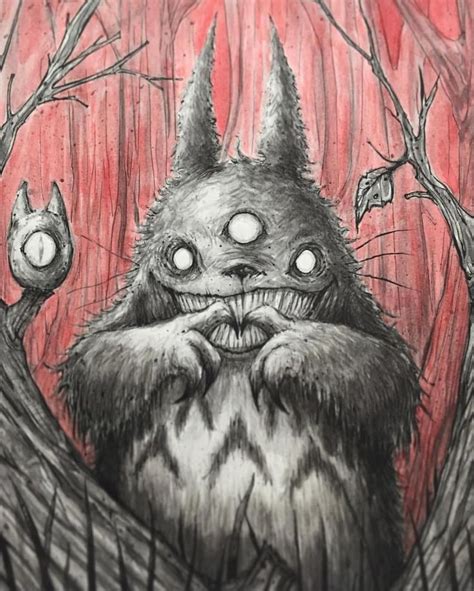 Ricky Romero On Instagram 😈🖤😈 An Evil Totoro From Awhile Ago There