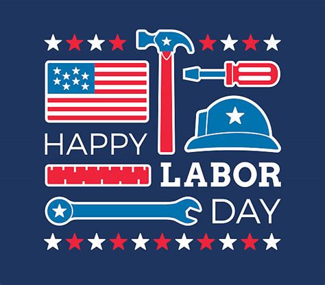 Happy Labor Day Banner Clip Art