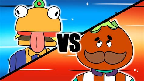 Fortnite Animation Durr Burger Vs Tomato Head Youtube