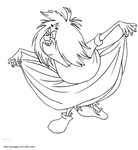 All Disney Villains Coloring Pages