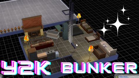 Y2k Bunker Sims 4 Speedbuild Sims 4 Decades Challenge Youtube
