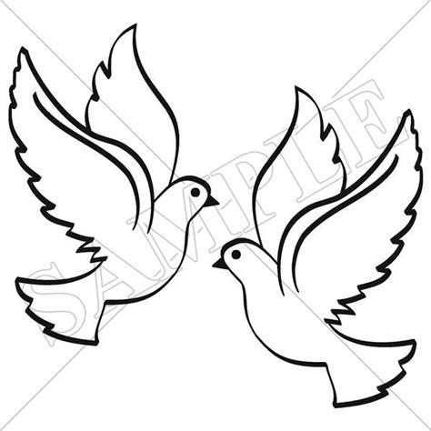 White Doves Drawing At Getdrawings Free Download