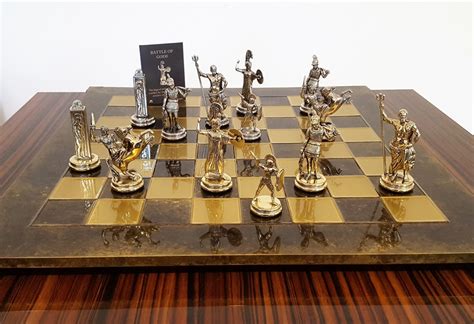 Luxurious Chess Set The Trojan War