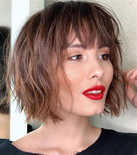 Short Hair Long Fringe Hairstyles 30 Of The Trendiest Ways To Style