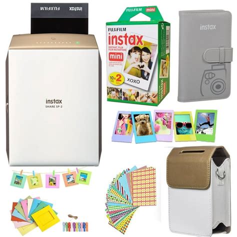 Fujifilm Instax Share Sp 2 Smart Phone Printer Gold Fuji Instax