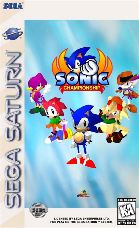 Sonic Championship Sega Saturn Box Art By Artchanxv On Deviantart