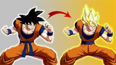 Dbfz Base Goku Transformation Moveset Release Combo Video Youtube