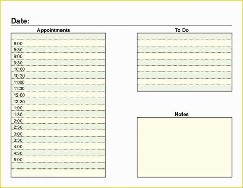 Printable Daily Planner Templates Free Template Lab Imagesee