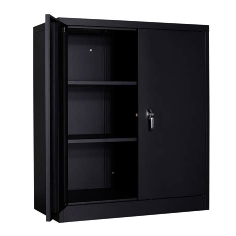 Metal Garage Storage Cabinet With Door Locking Steel Storage Cabinet