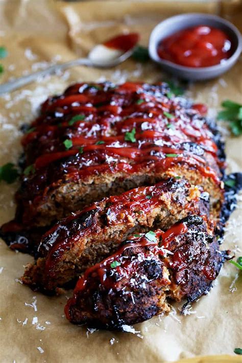In a small bowl, combine ketchup, sugar, and mustard; Turkey Meatloaf - Melanie Makes