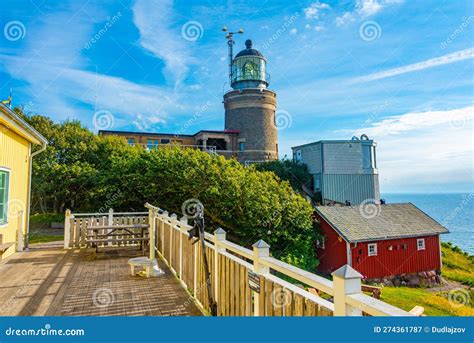 Kullen Lighthouse At Kullaberg Peninsula In Sweden Stock Image Image Of Lighthouse Nature