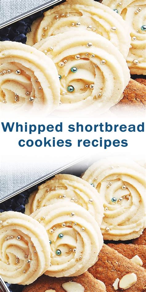 They taste just like the danish butter cookies! Whipped shortbread cookies recipes