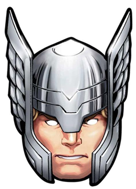 Official Thor Marvel The Avengers Card Party Face Masks Mask Super