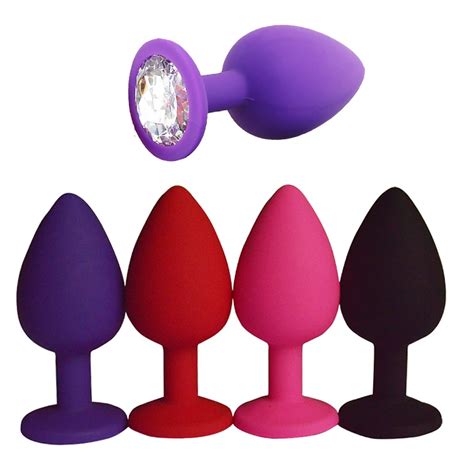 S M L Silicone Butt Plug Anal Plug Unisex Different Size Sex Toys For Men Women Couples Anal