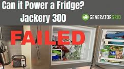 Refrigerator Test: Jackery Explorer 300. Will it power a household fridge & freezer?