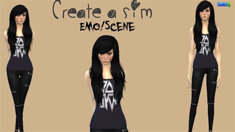 Sims4 Creating A Emoscene Sim Youtube