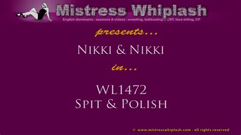Mistress Whiplash Wl 1472 2 Mistresses Make Slaves Lick Their Long