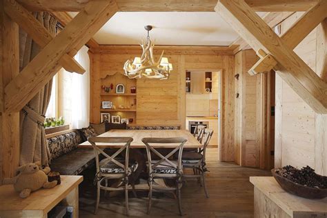 Rustic Alpine Apartment With Natural Wood Elements Idesignarch