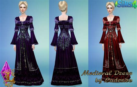 My Sims 4 Blog Medieval Dresses By Ladesire