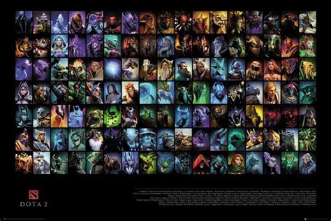 Dota 2 Characters Poster All Posters In One Place 31 Free