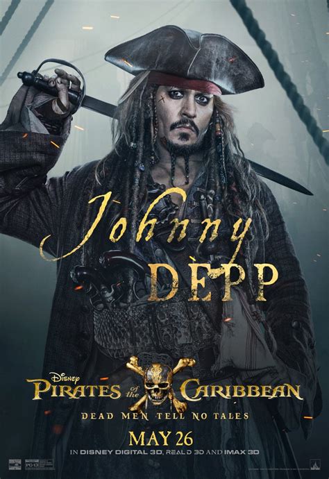 Of Course Pirates Of The Caribbean 5 Has Character Posters Birth