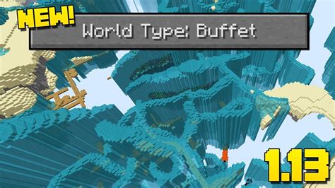 New Buffet World Type Minecraft 113 Snapshot Youtube