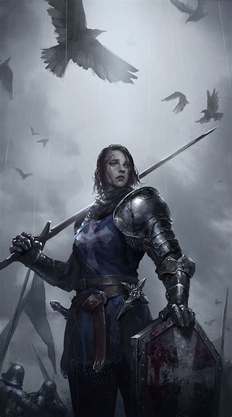 Artstation Crusader Juyoung Ha Untitle In 2021 Fantasy Female