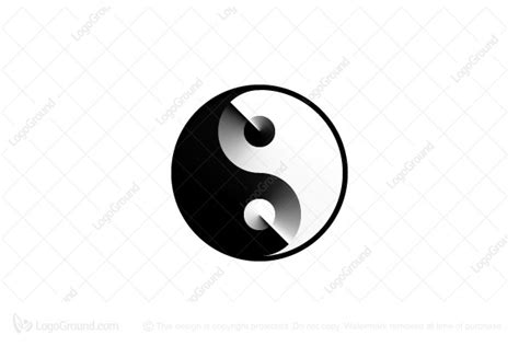 Unique Yin Yang Logo