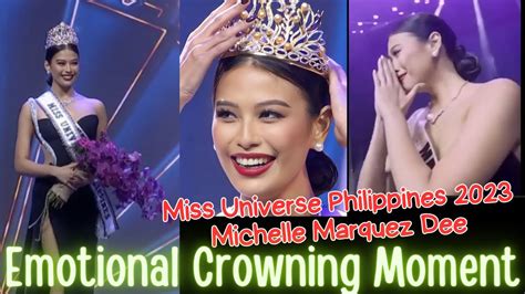Crowning Moment Miss Universe Philippines 2023 Michelle Dee Youtube