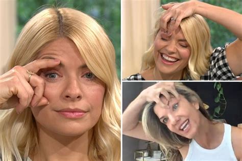 Holly Willoughby Gets The Giggles As She Tries Diy Facelift With