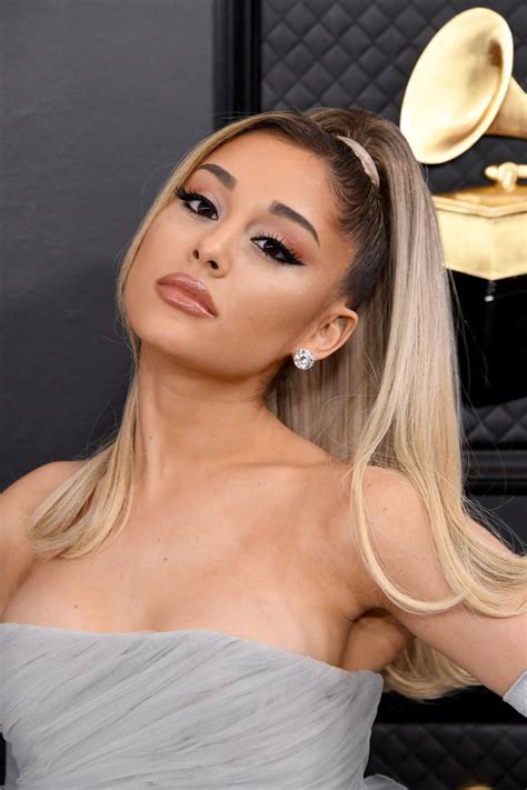 Pop star ariana grande has married her fiance dalton gomez in a tiny and intimate wedding. Ariana Grande at the 2020 Grammys | Ariana Grande's Blond ...