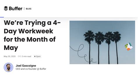 Implementing A 4 Day Workweek Insights From 4 Companies That Have Done