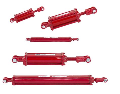 Tractor Loader Hydraulic Cylinder Two Way Chrome Plated Heat Treatment