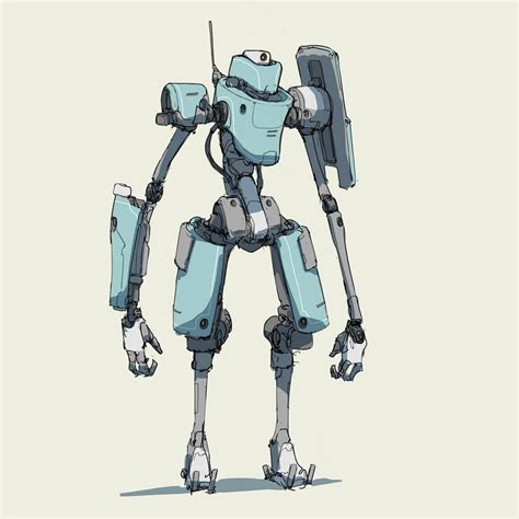 Robot Character Sketches Design Talk